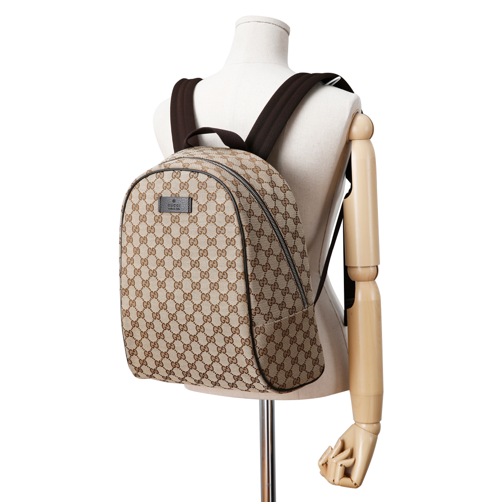 GUCCI(USED) 구찌 GG로고 패브릭 백팩