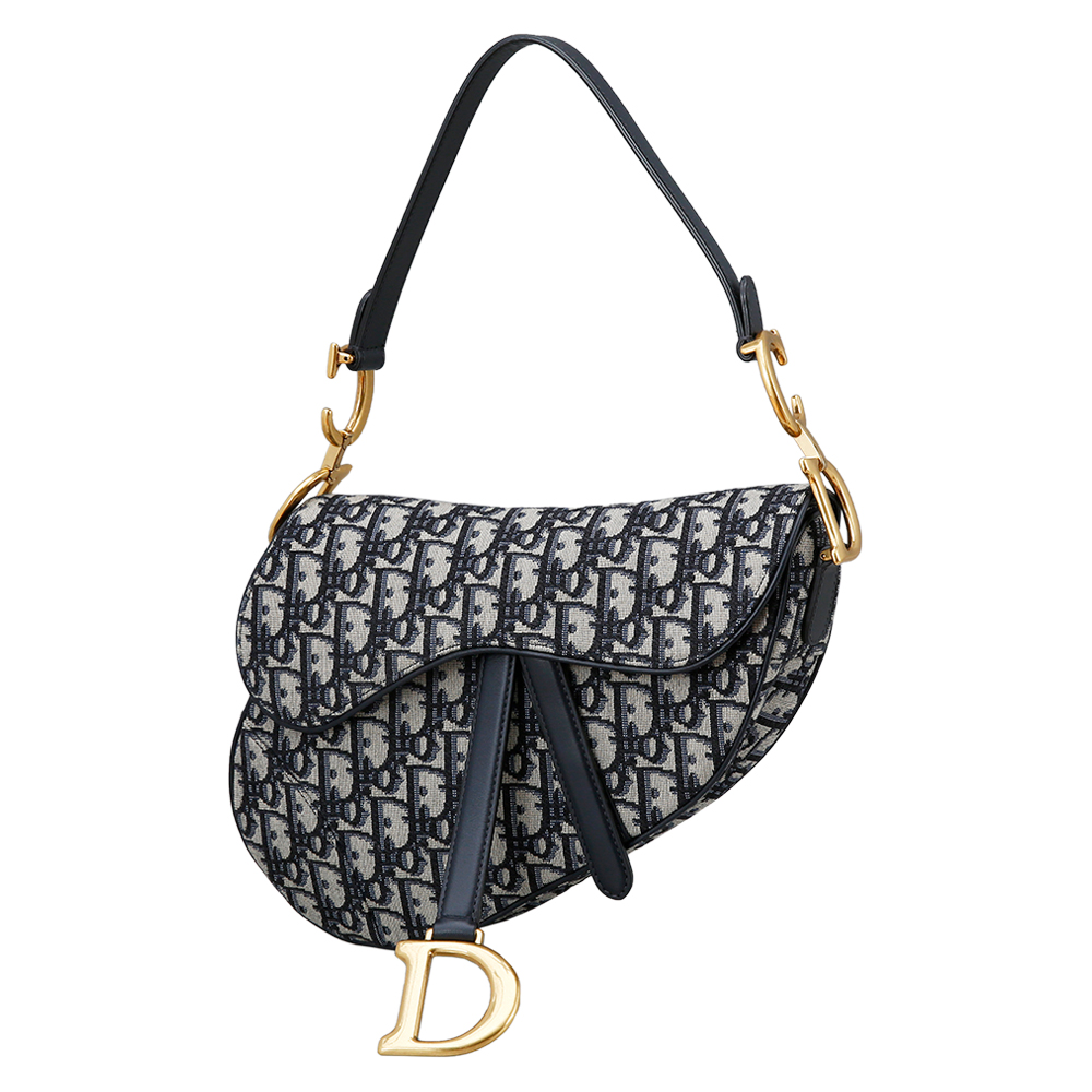 CHRISTIAN DIOR(USED)크리스찬디올 오블리크 새들백&스트랩