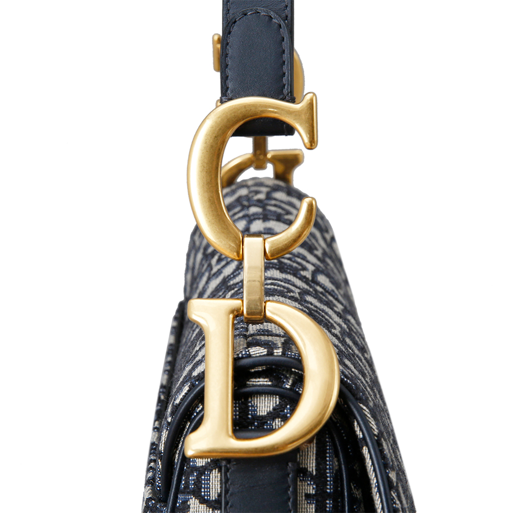 CHRISTIAN DIOR(USED)크리스찬디올 오블리크 새들백&스트랩