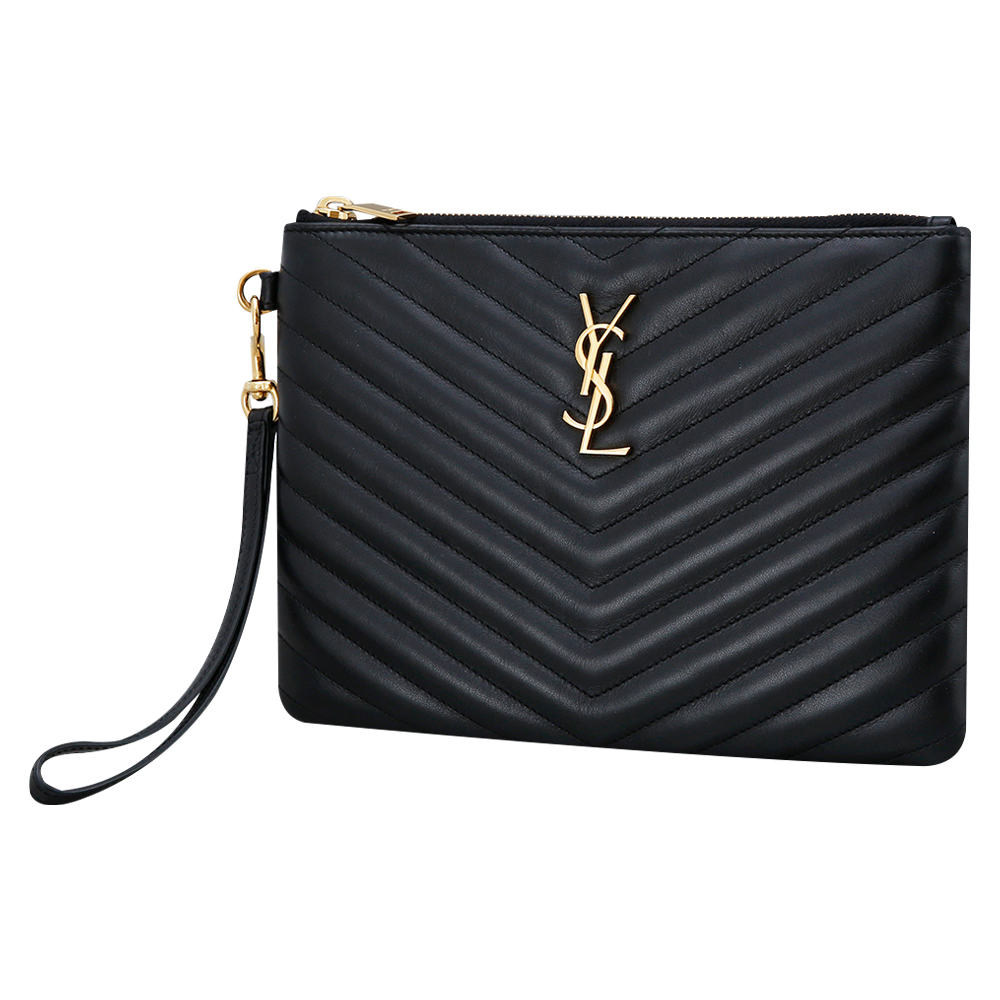 Yves Saint Laurent(USED)생로랑 모노그램 쉐브론 클러치 미듐