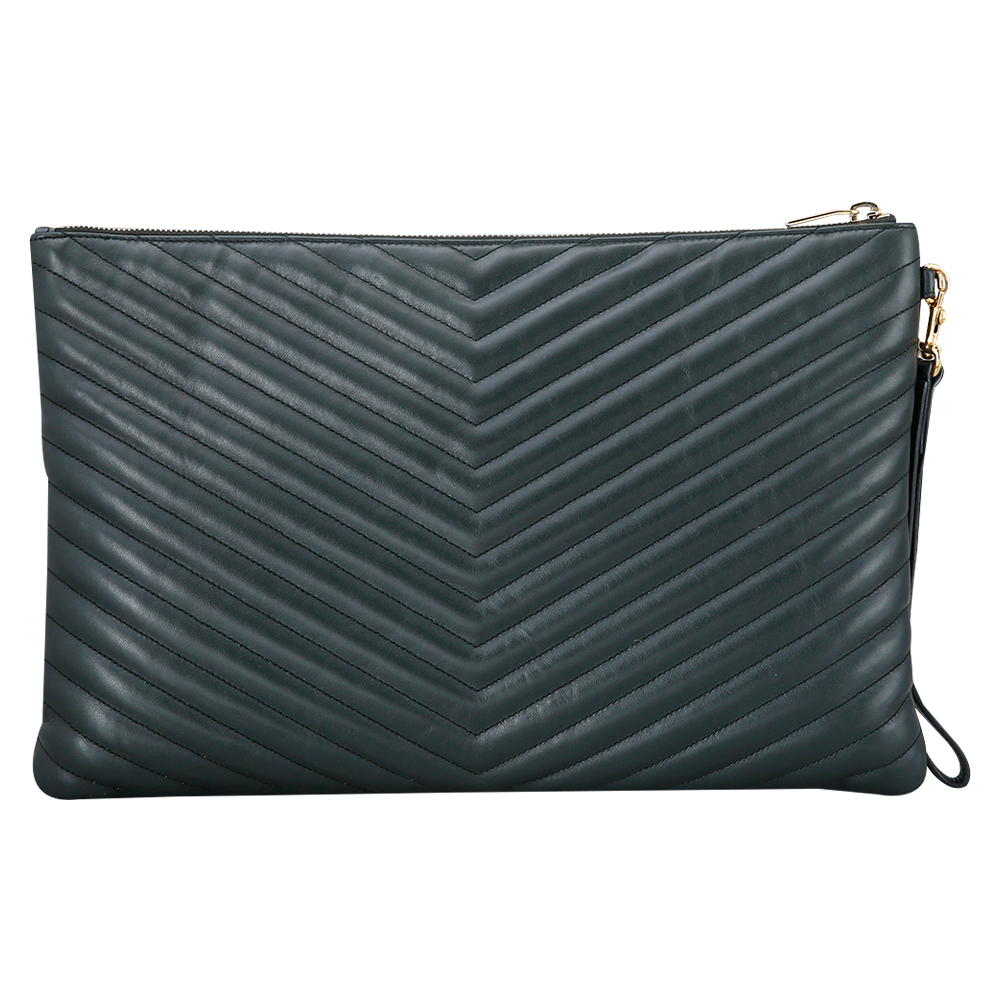 Yves Saint Laurent(USED)생로랑 모노그램 쉐브론 클러치