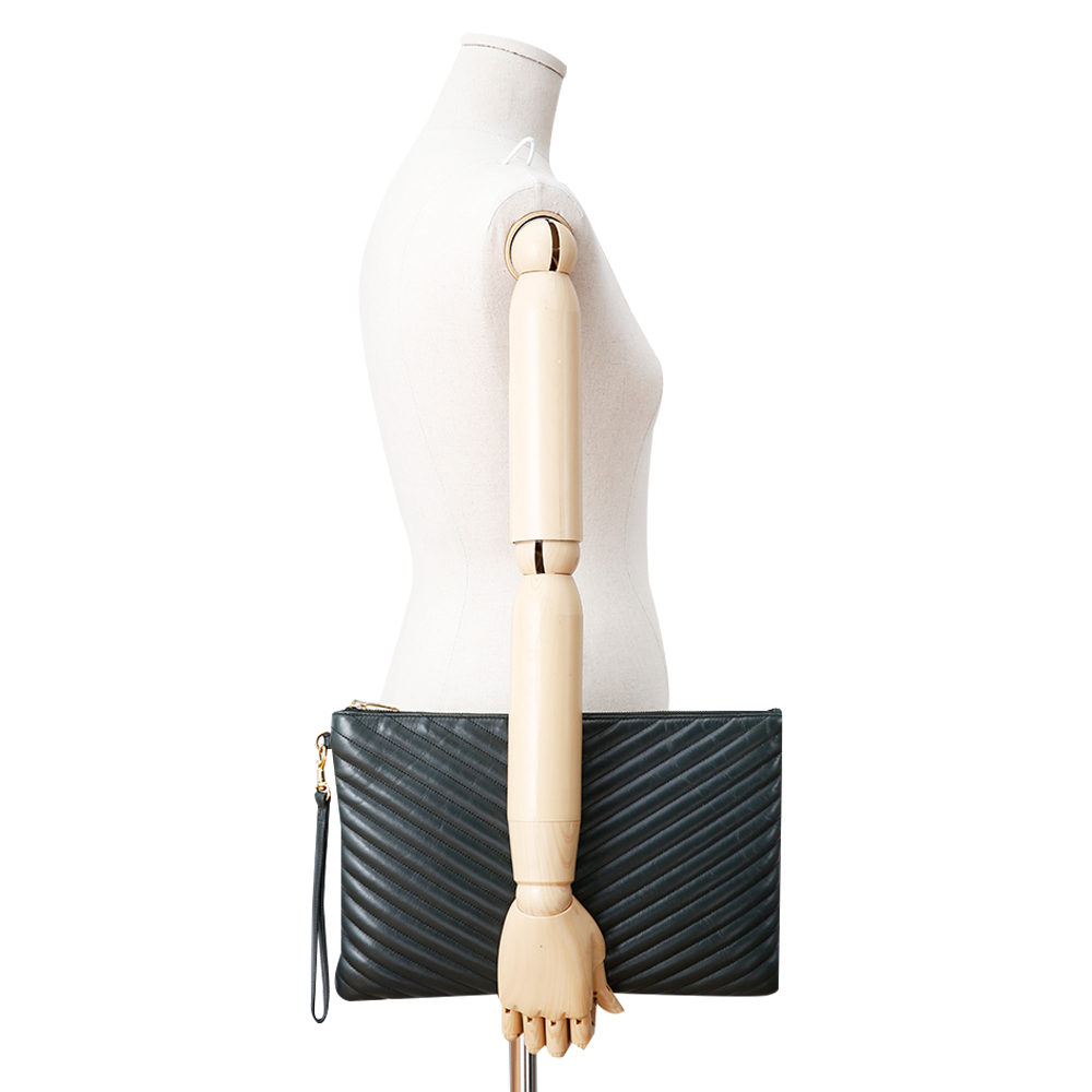 Yves Saint Laurent(USED)생로랑 모노그램 쉐브론 클러치