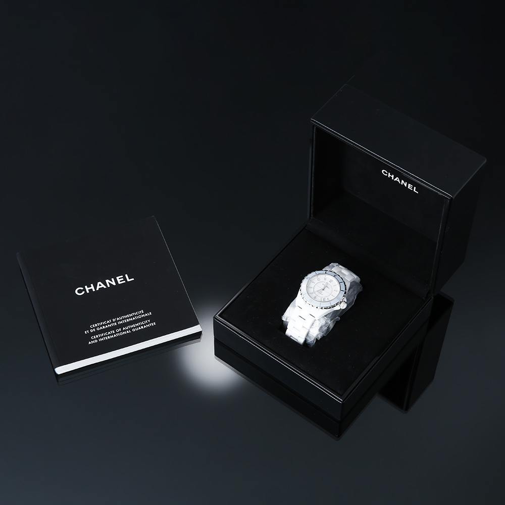 CHANEL(USED)샤넬 J12 화이트 오토