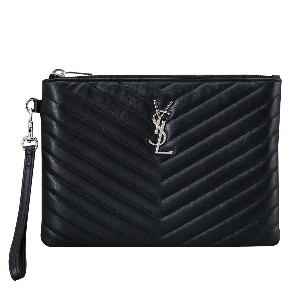 Yves Saint Laurent(USED)생로랑 모노그램 쉐브론 클러치 미듐
