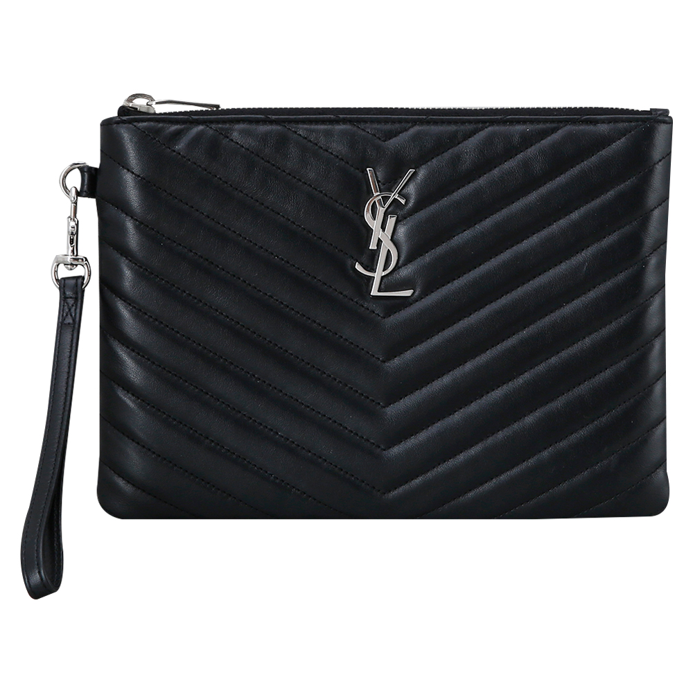 Yves Saint Laurent(USED)생로랑 모노그램 쉐브론 클러치 미듐