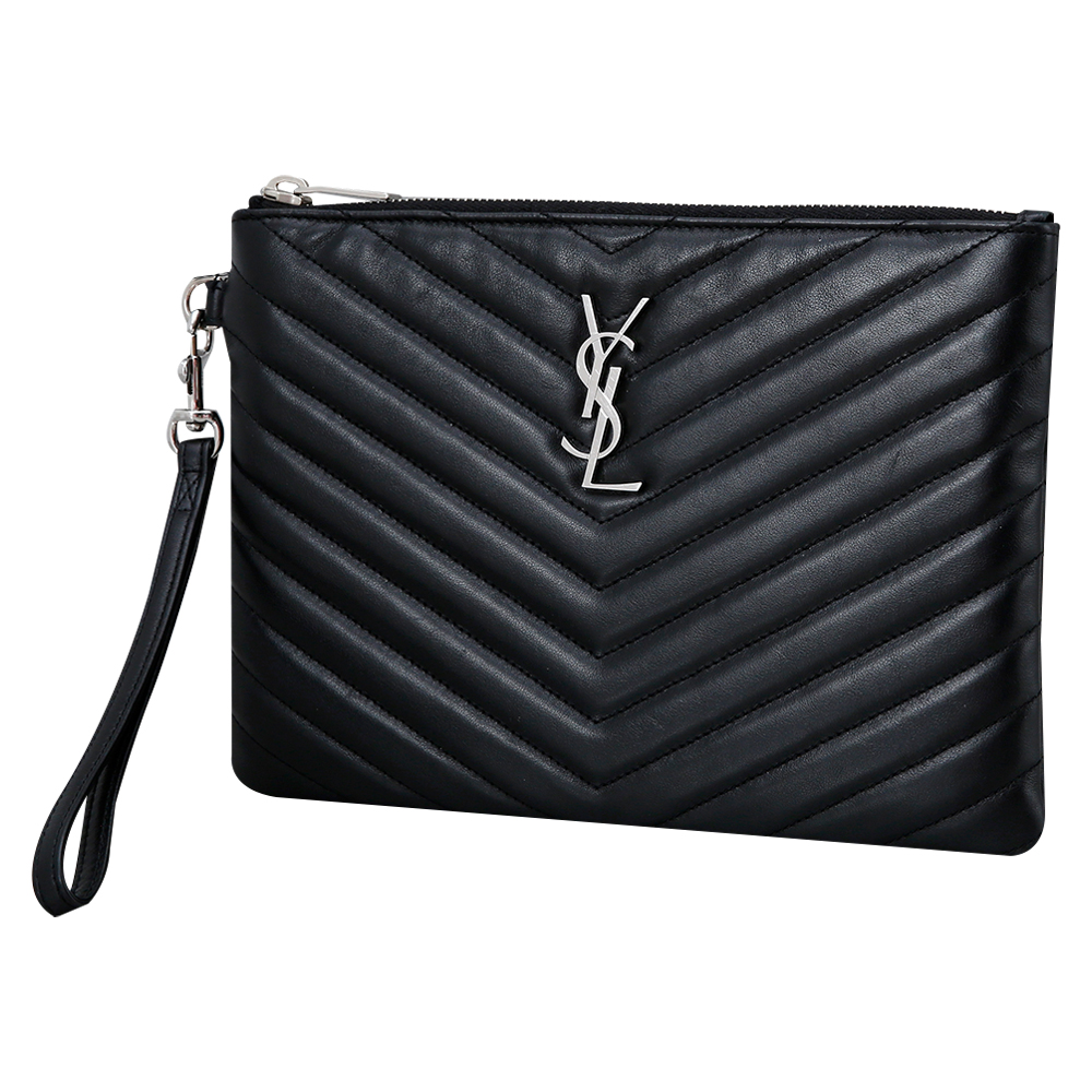 Yves Saint Laurent(USED)생로랑 모노그램 쉐브론 클러치 미듐