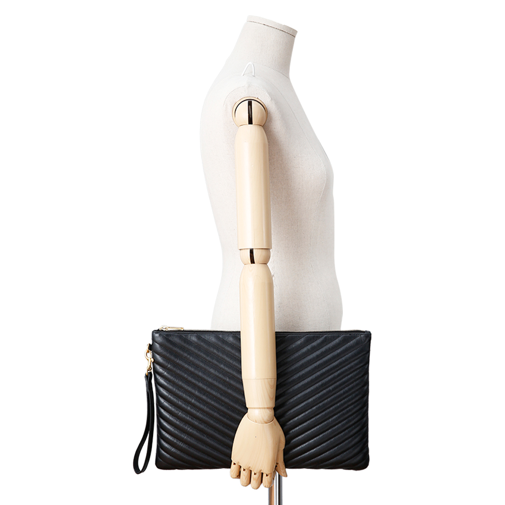 Yves Saint Laurent(USED)생로랑 모노그램 쉐브론 클러치