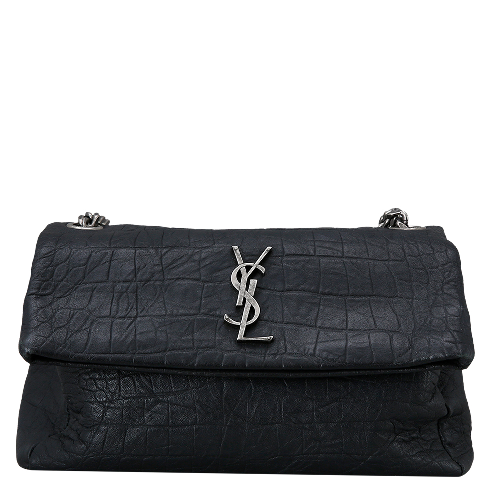 Yves Saint Laurent(USED)생로랑 크로커다일 체인 숄더백