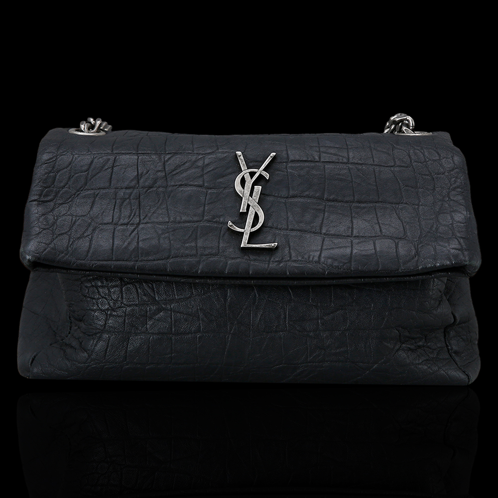 Yves Saint Laurent(USED)생로랑 크로커다일 체인 숄더백