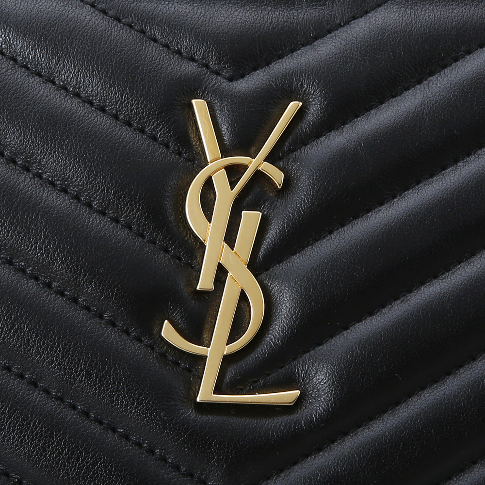 Yves Saint Laurent(USED)생로랑 모노그램 쉐브론 뉴미듐 클러치