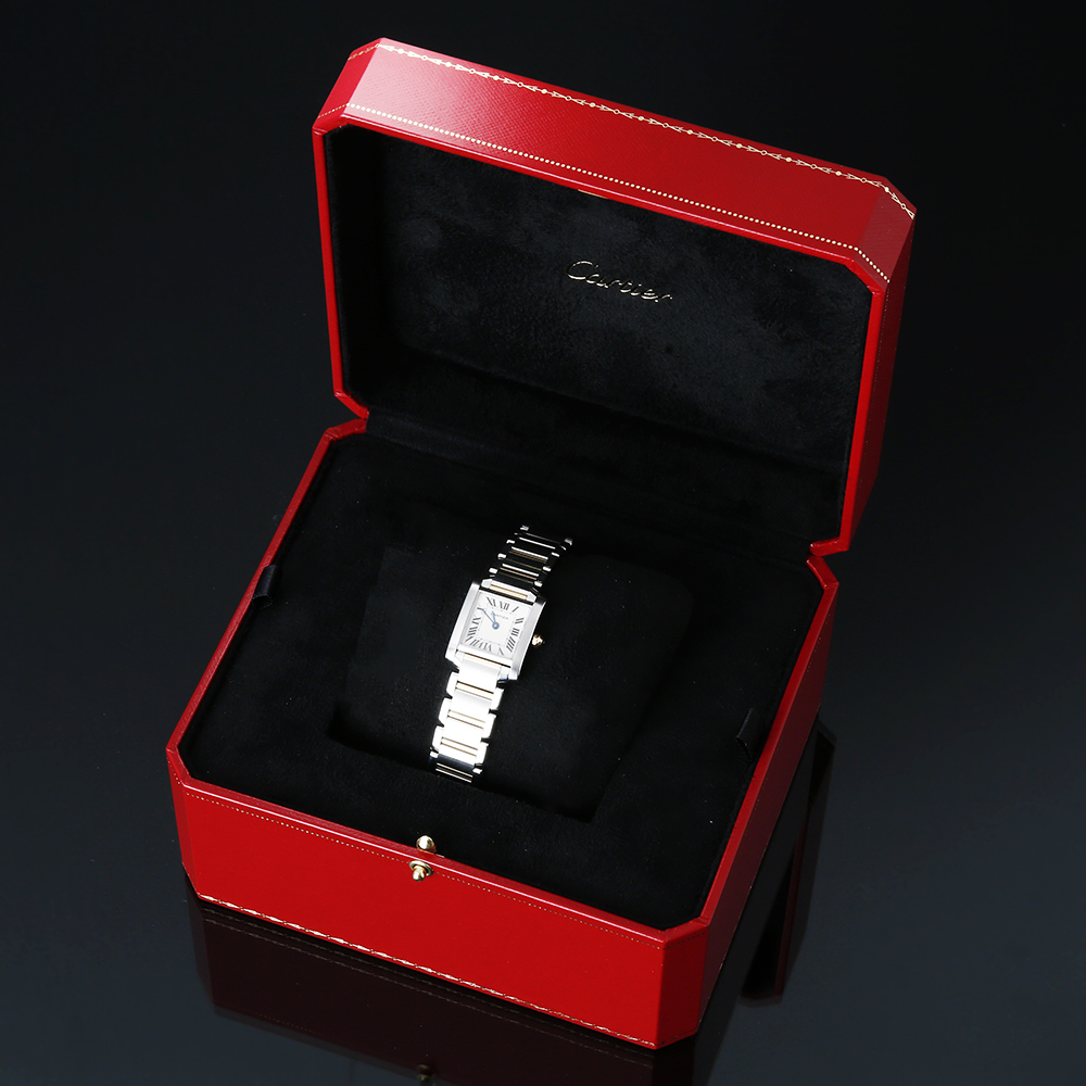 CARTIER(USED)까르띠에 탱크 프랑세스 콤비 스몰