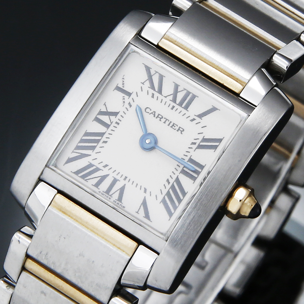 CARTIER(USED)까르띠에 탱크 프랑세스 콤비 스몰