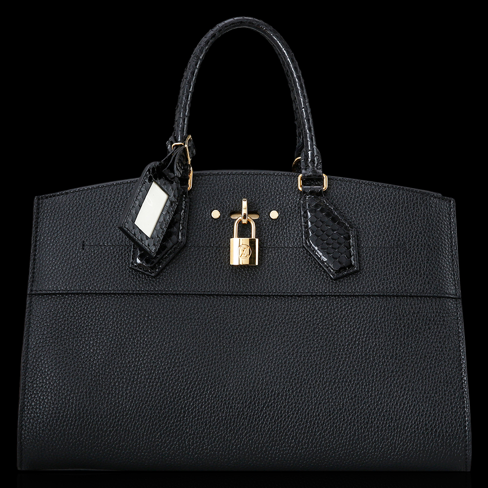 LOUIS VUITTON(USED)루이비통 파이톤 핸들 시티 스티머MM