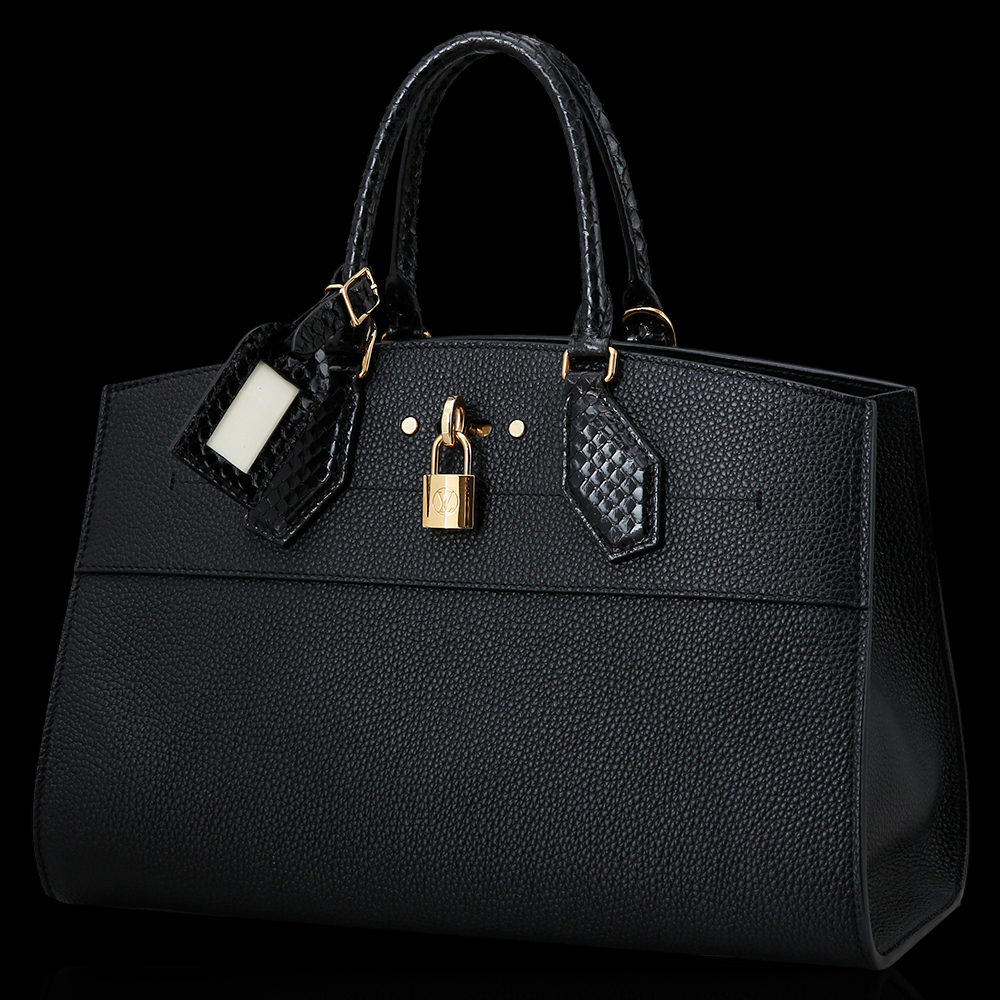 LOUIS VUITTON(USED)루이비통 파이톤 핸들 시티 스티머MM