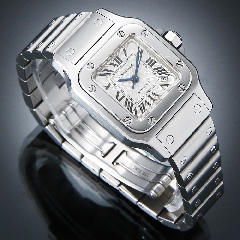 CARTIER(USED) 산토스 갈베 스틸 스몰 오토
