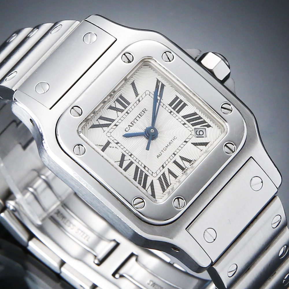 CARTIER(USED) 산토스 갈베 스틸 스몰 오토