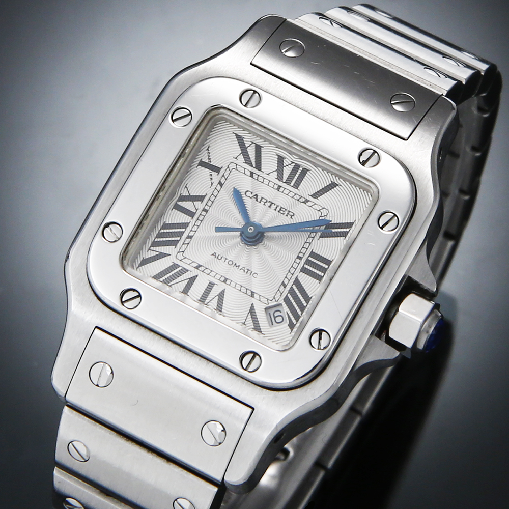 CARTIER(USED) 산토스 갈베 스틸 스몰 오토