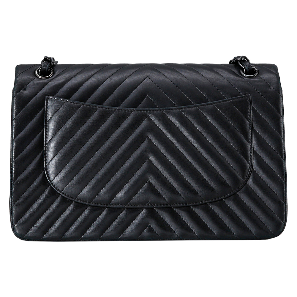 CHANEL(USED)샤넬 클래식 쉐브론 점보 블랙