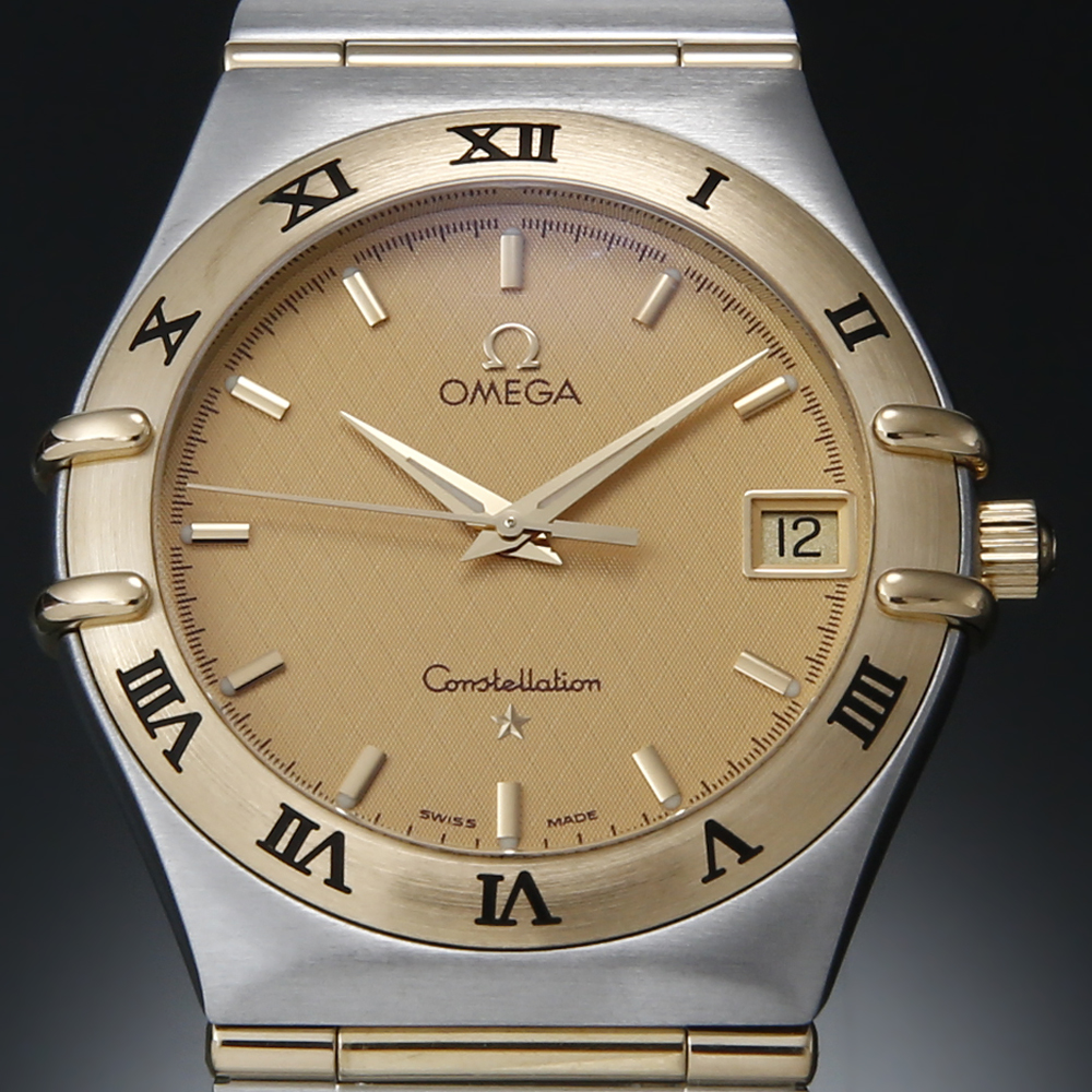 OMEGA(USED)오메가 컨스틸레이션 콤비 풀바