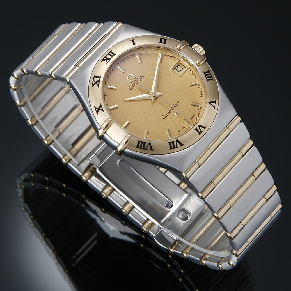 OMEGA(USED)오메가 컨스틸레이션 콤비 풀바