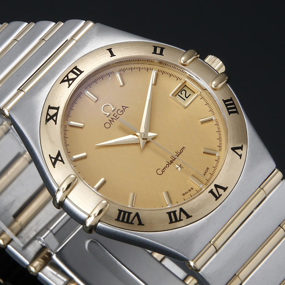 OMEGA(USED)오메가 컨스틸레이션 콤비 풀바