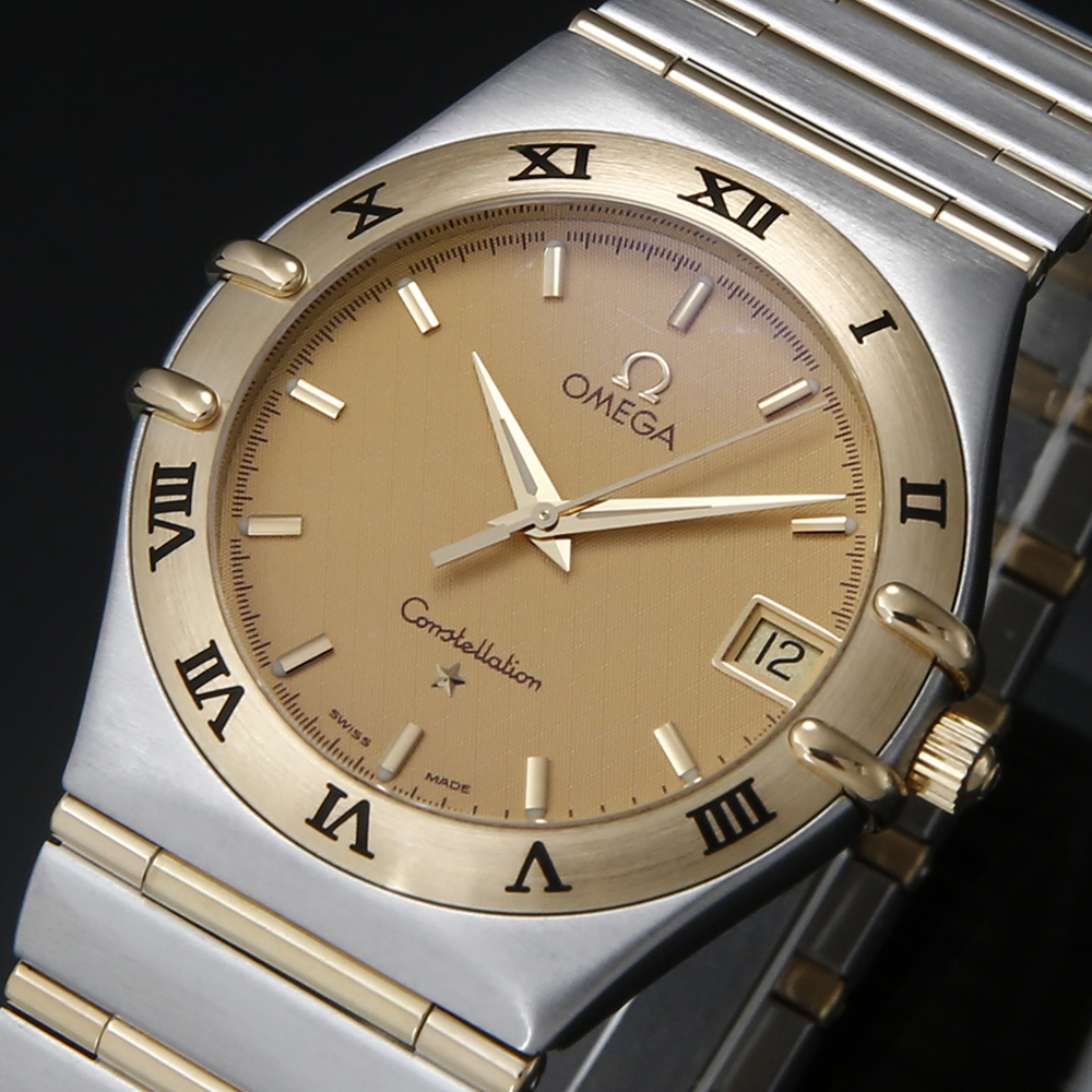 OMEGA(USED)오메가 컨스틸레이션 콤비 풀바