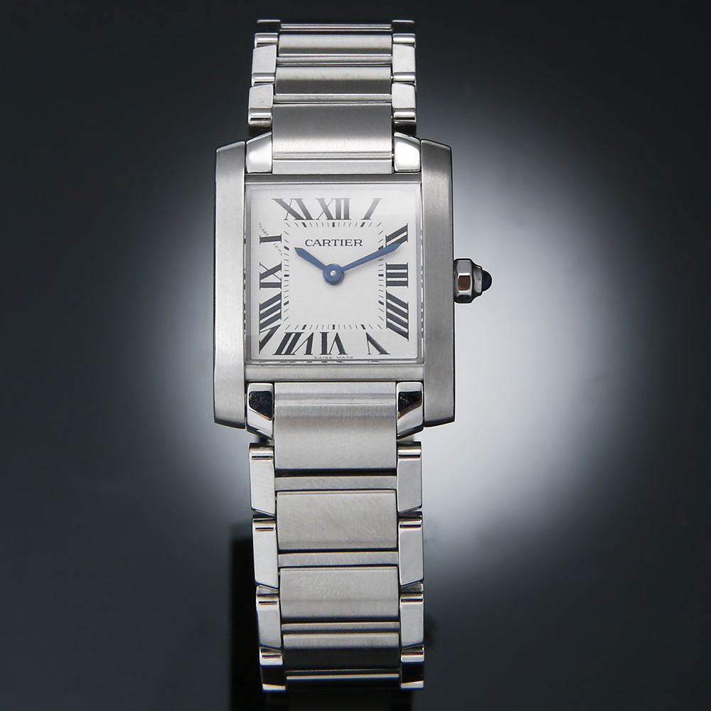 CARTIER(USED)까르띠에 탱크 프랑세스 스틸 스몰