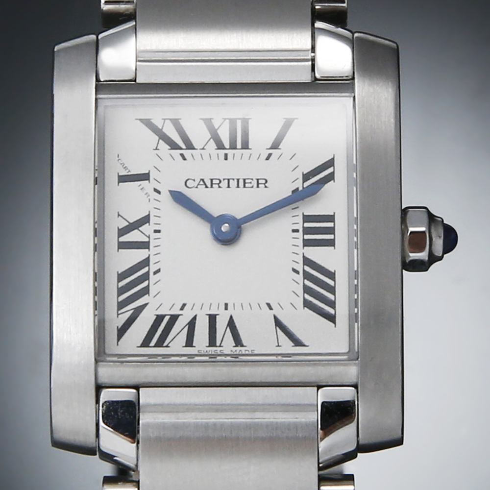 CARTIER(USED)까르띠에 탱크 프랑세스 스틸 스몰