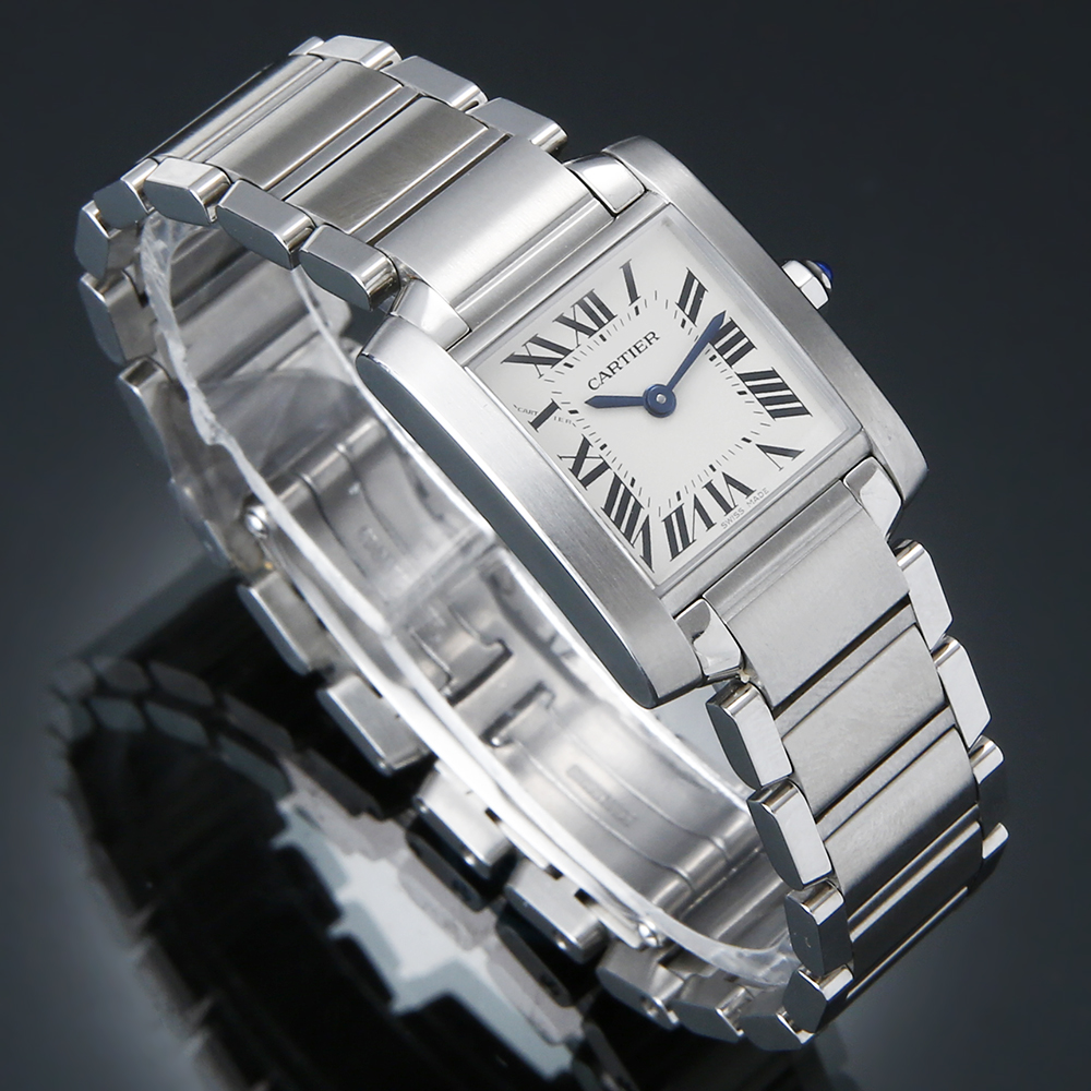 CARTIER(USED)까르띠에 탱크 프랑세스 스틸 스몰