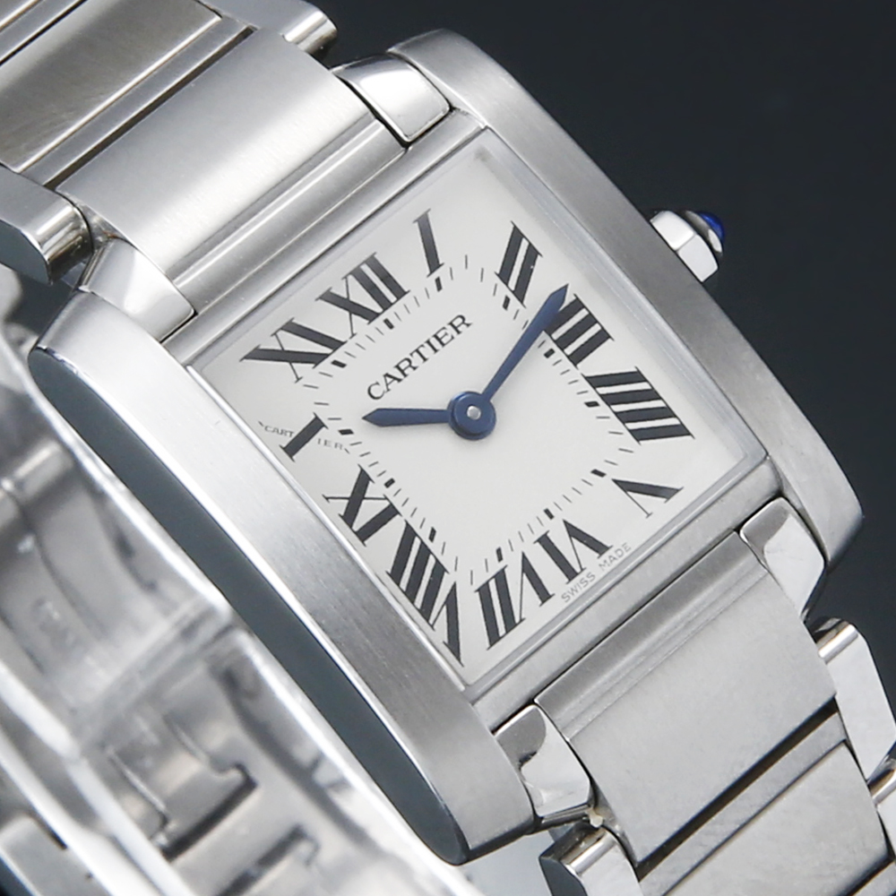 CARTIER(USED)까르띠에 탱크 프랑세스 스틸 스몰