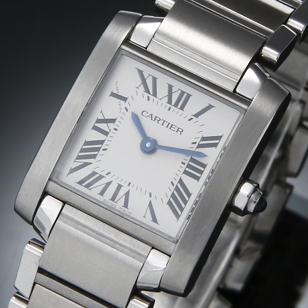 CARTIER(USED)까르띠에 탱크 프랑세스 스틸 스몰