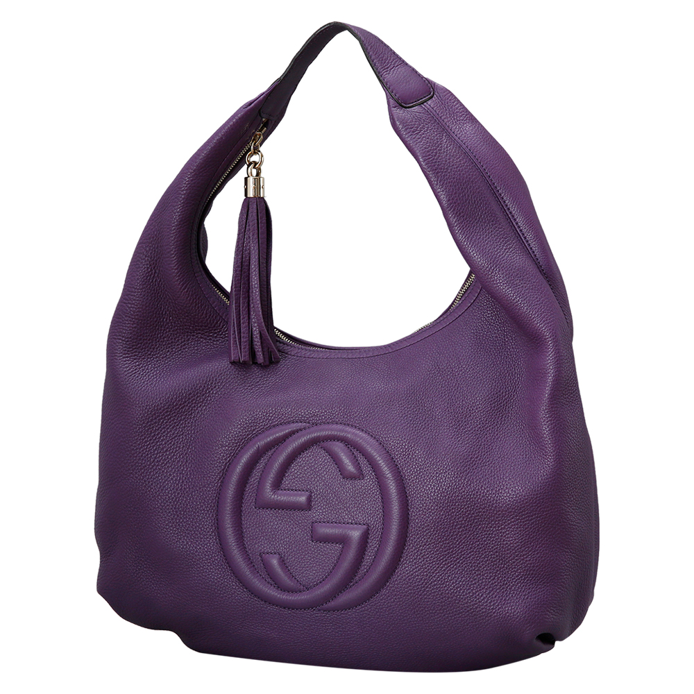 GUCCI(USED)구찌 레더 테슬 호보백