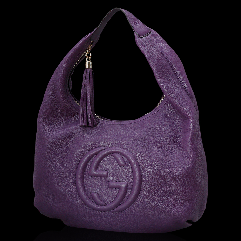 GUCCI(USED)구찌 레더 테슬 호보백