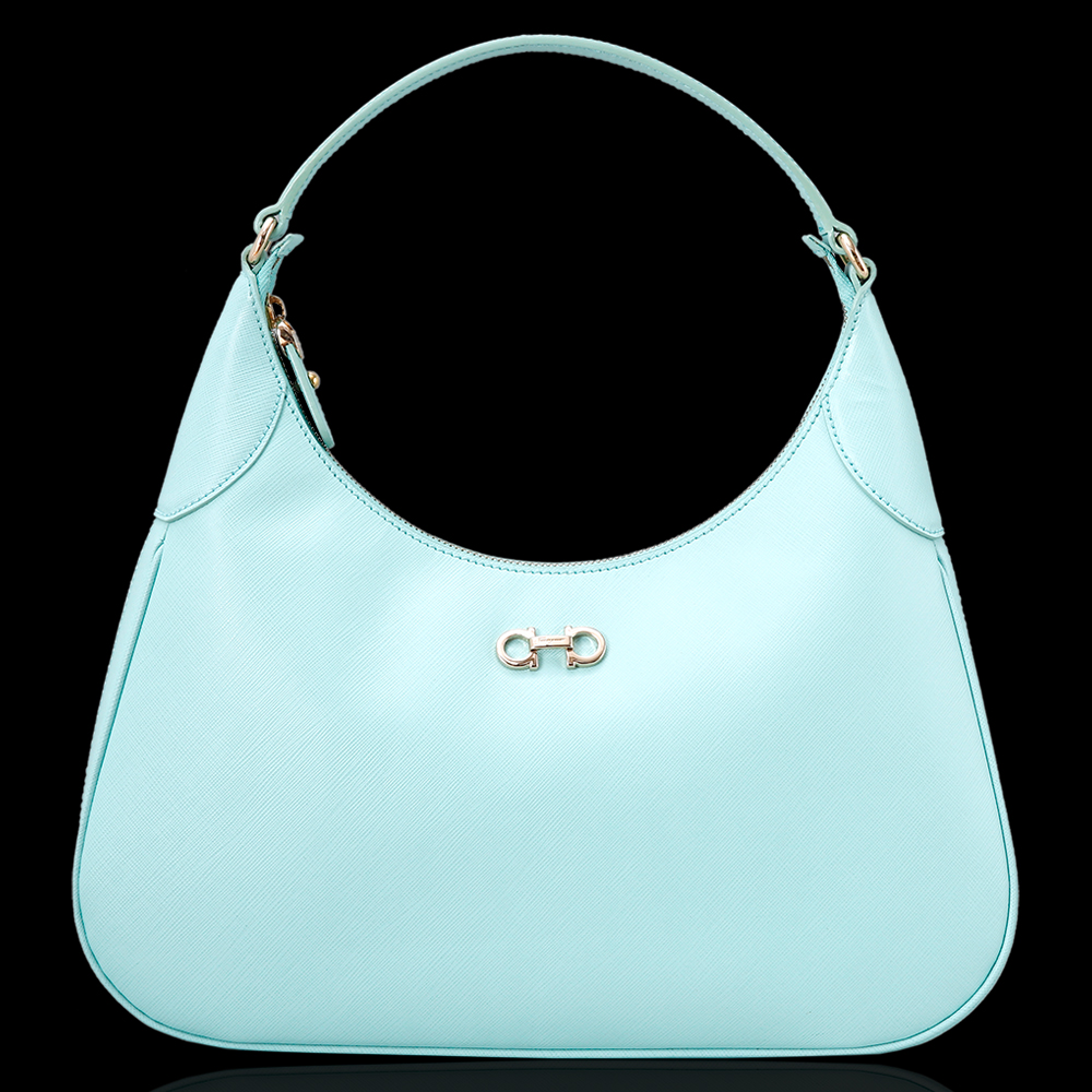 FERRAGAMO(USED)페레가모 간치니장식 호보백