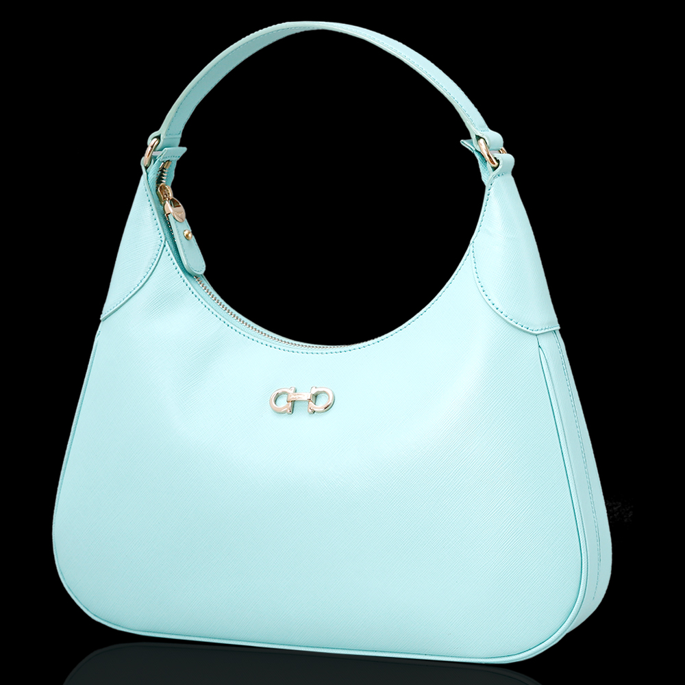 FERRAGAMO(USED)페레가모 간치니장식 호보백