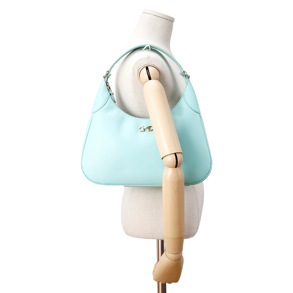 FERRAGAMO(USED)페레가모 간치니장식 호보백