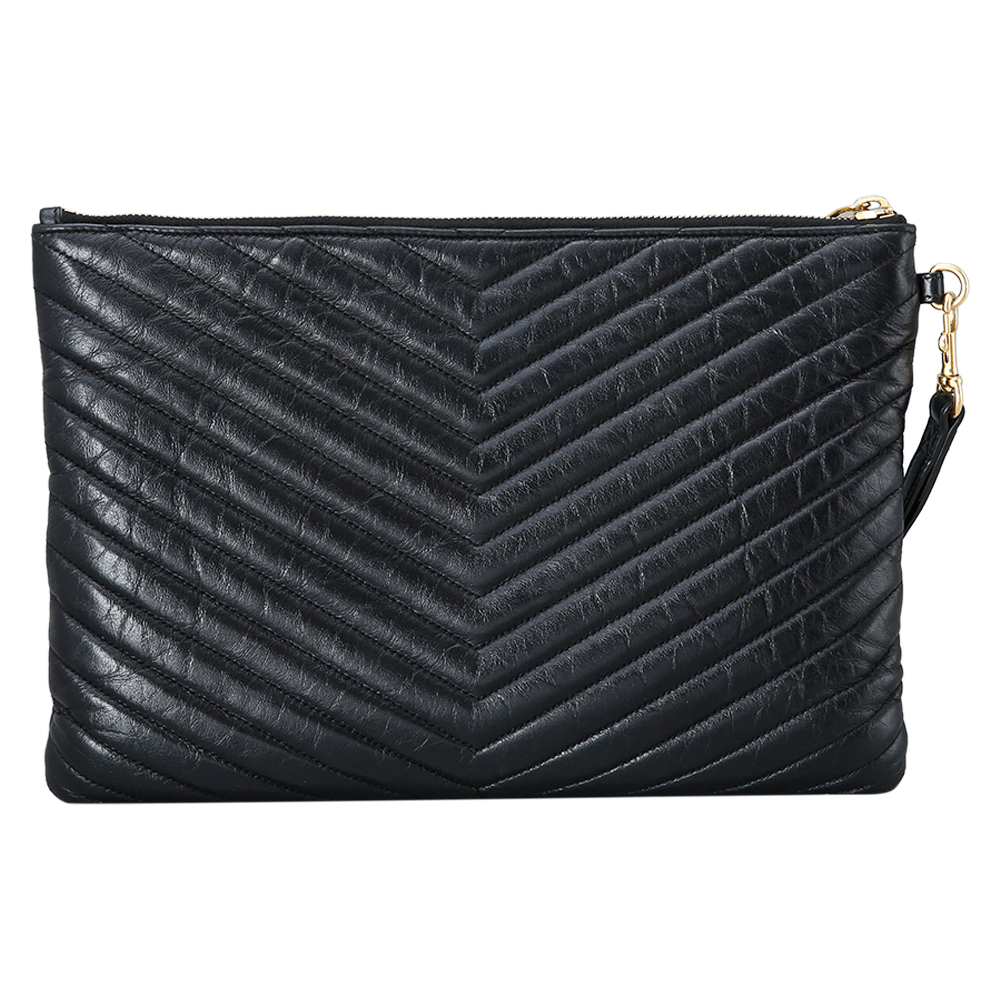 Yves Saint Laurent(USED)생로랑 모노그램 쉐브론 클러치