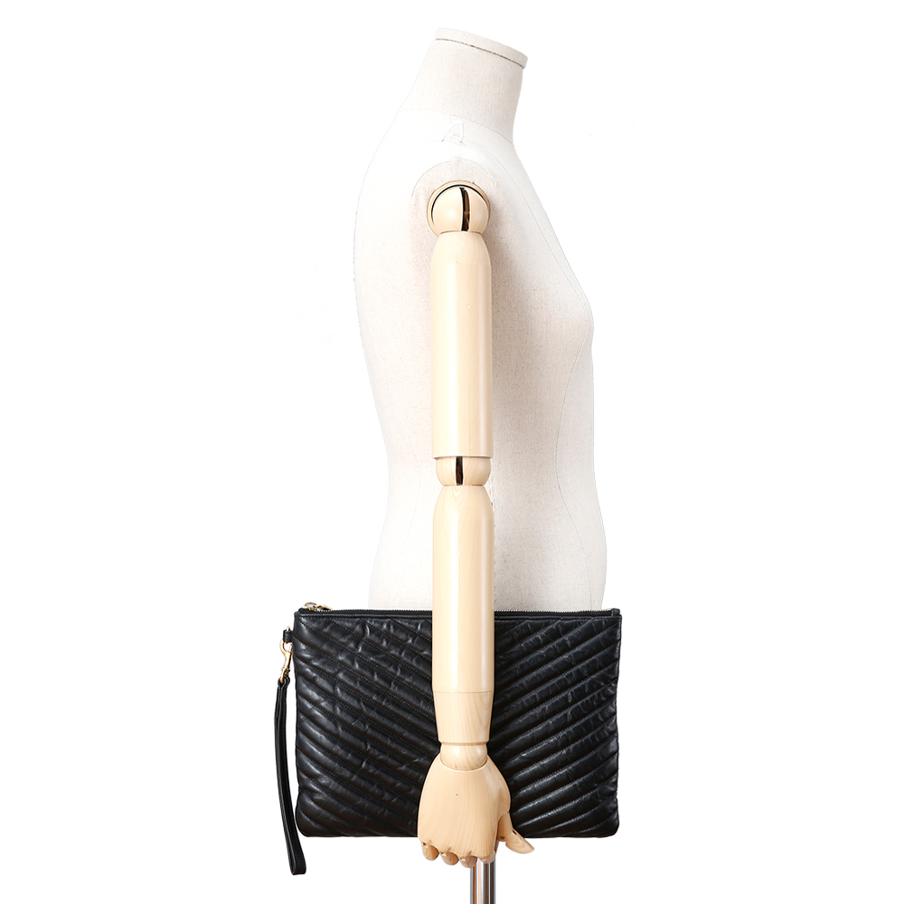 Yves Saint Laurent(USED)생로랑 모노그램 쉐브론 클러치