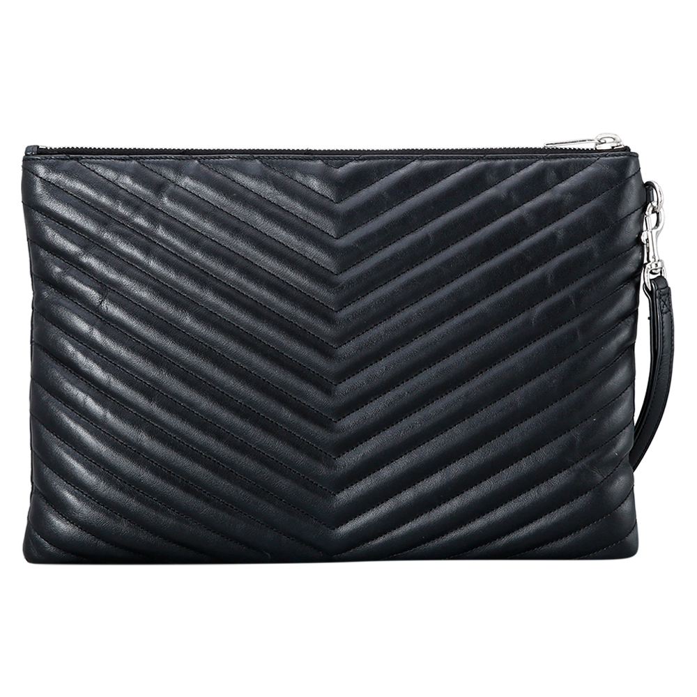 Yves Saint Laurent(USED)생로랑 모노그램 쉐브론 클러치