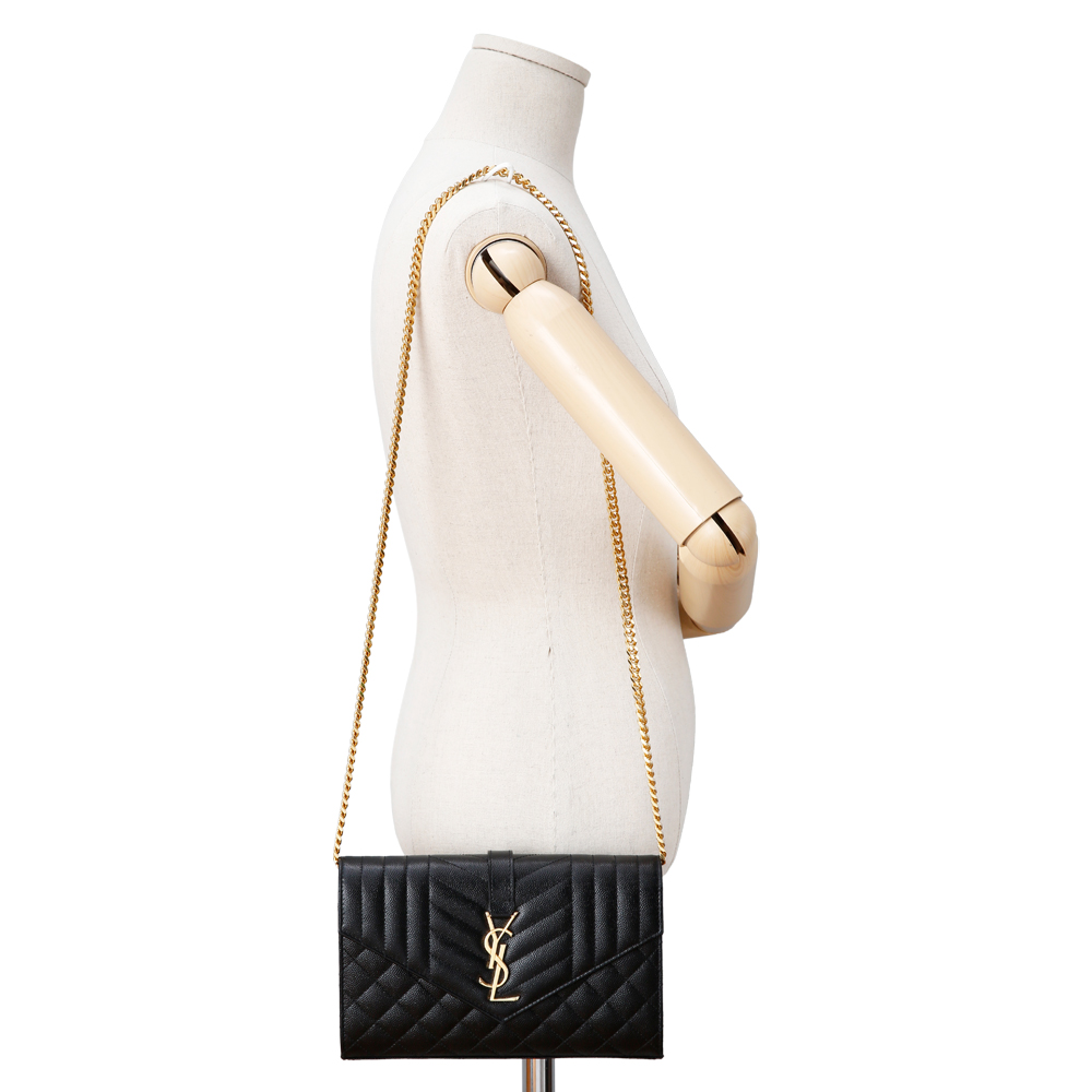 Yves Saint Laurent(USED)생로랑 믹스 마틀라세 모노그램 WOC