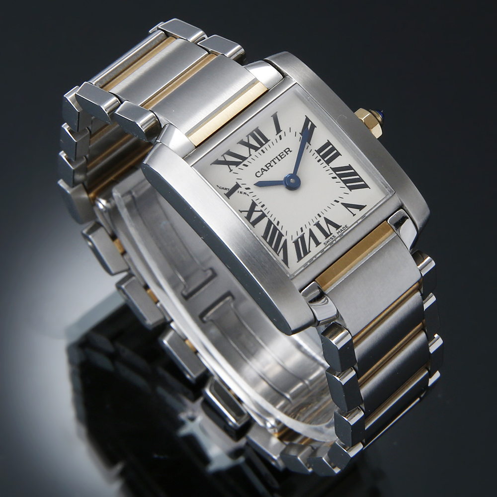 CARTIER(USED)까르띠에 탱크 프랑세스 콤비 스몰