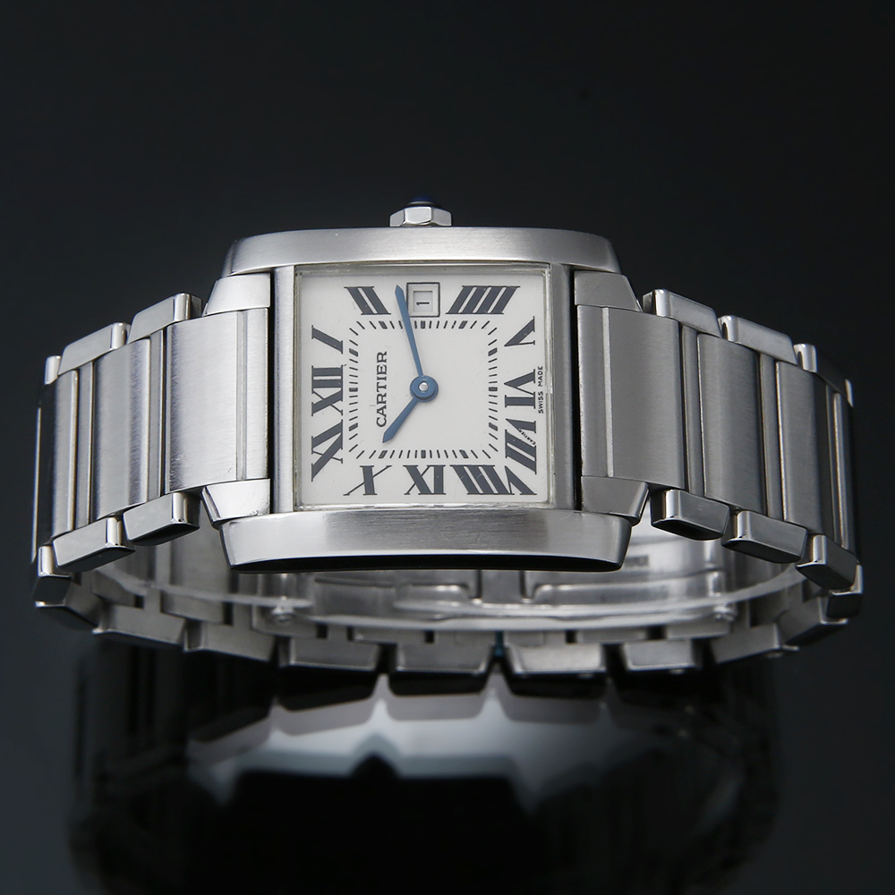 CARTIER(USED)까르띠에 탱크 프랑세스 스틸 미듐