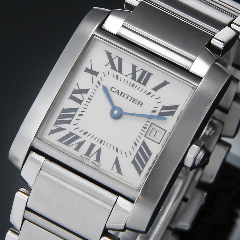 CARTIER(USED)까르띠에 탱크 프랑세스 스틸 미듐