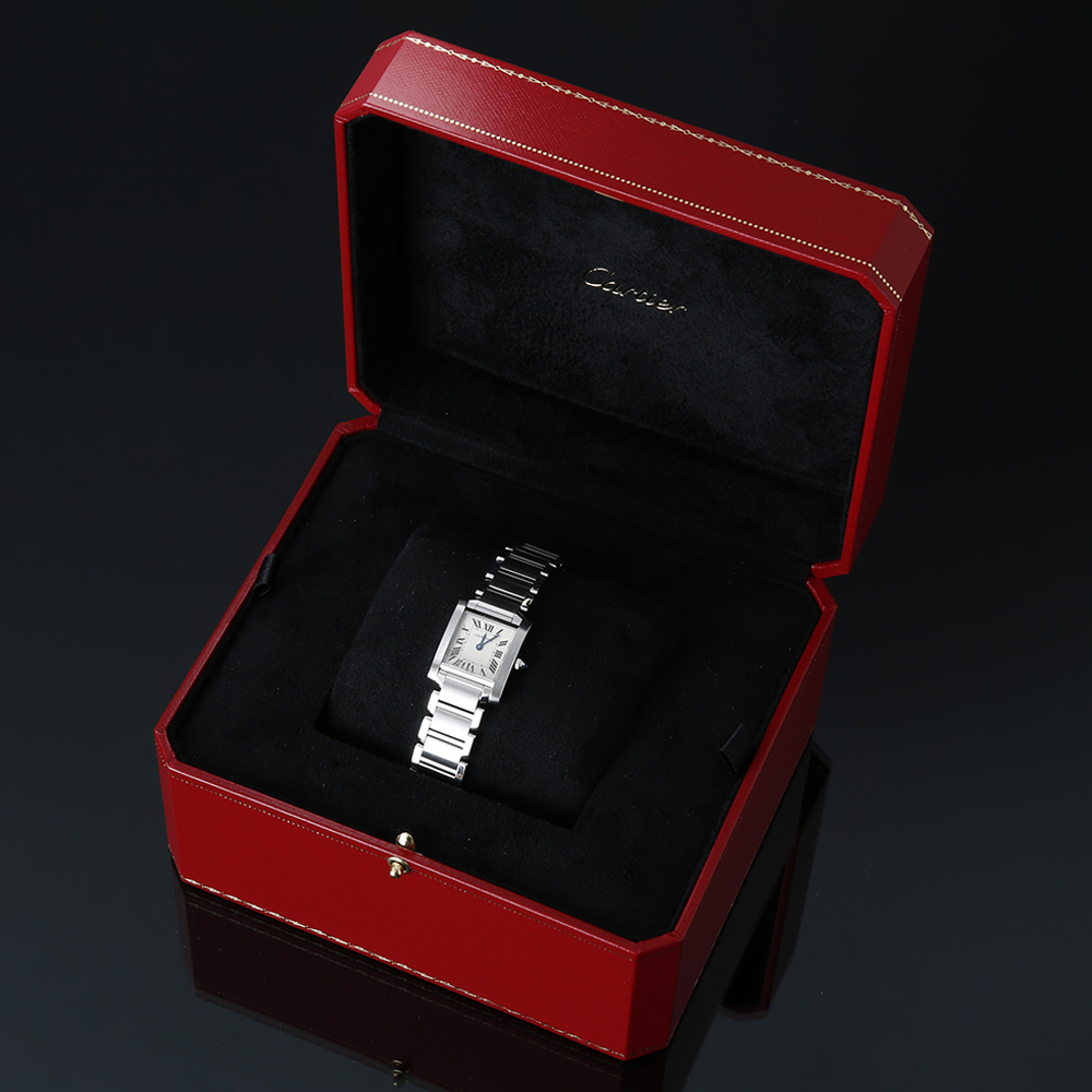 CARTIER(USED)까르띠에 탱크 프랑세스 스틸 스몰
