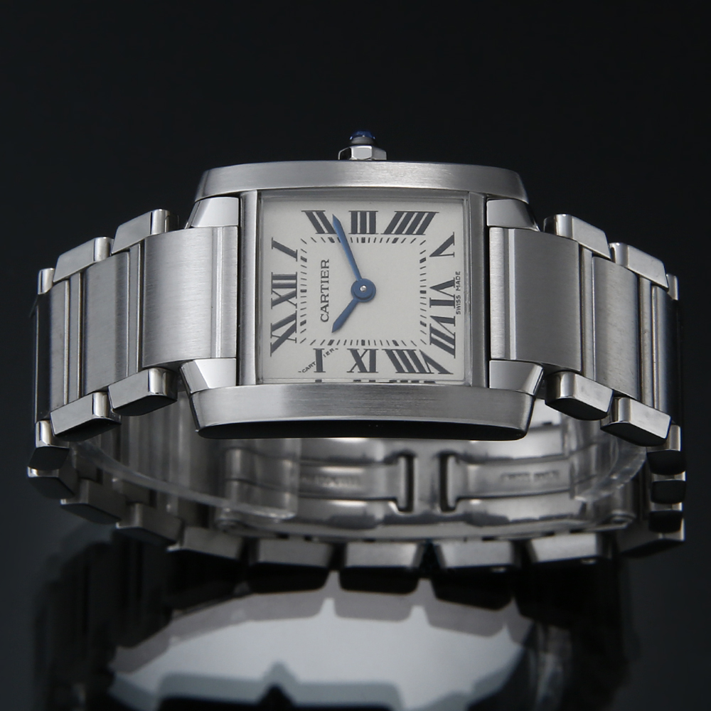 CARTIER(USED)까르띠에 탱크 프랑세스 스틸 스몰
