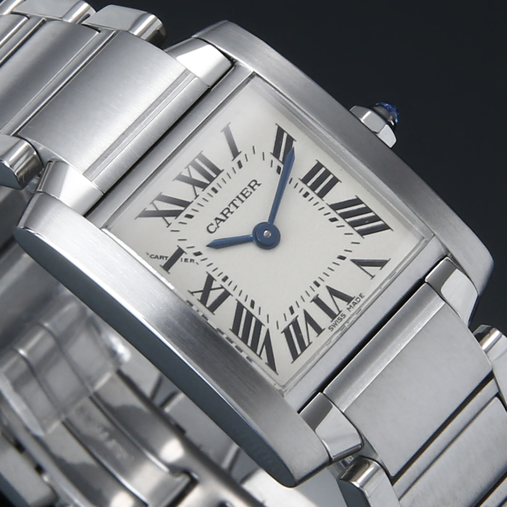 CARTIER(USED)까르띠에 탱크 프랑세스 스틸 스몰