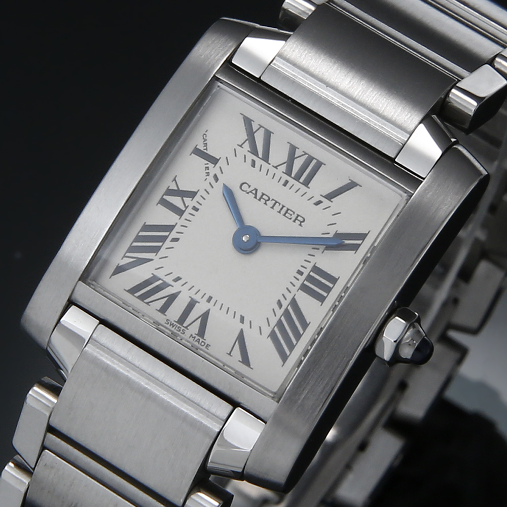CARTIER(USED)까르띠에 탱크 프랑세스 스틸 스몰