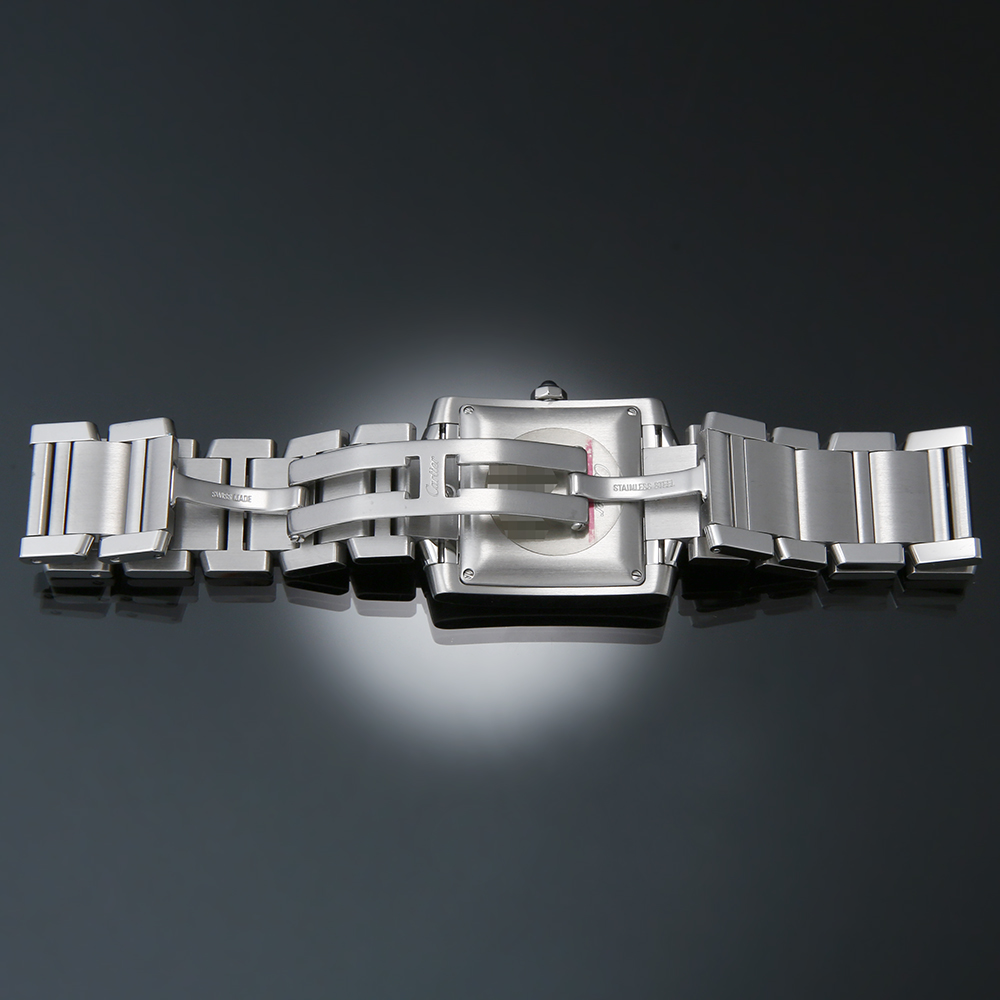CARTIER(USED)까르띠에 탱크 프랑세스 스틸 라지 오토