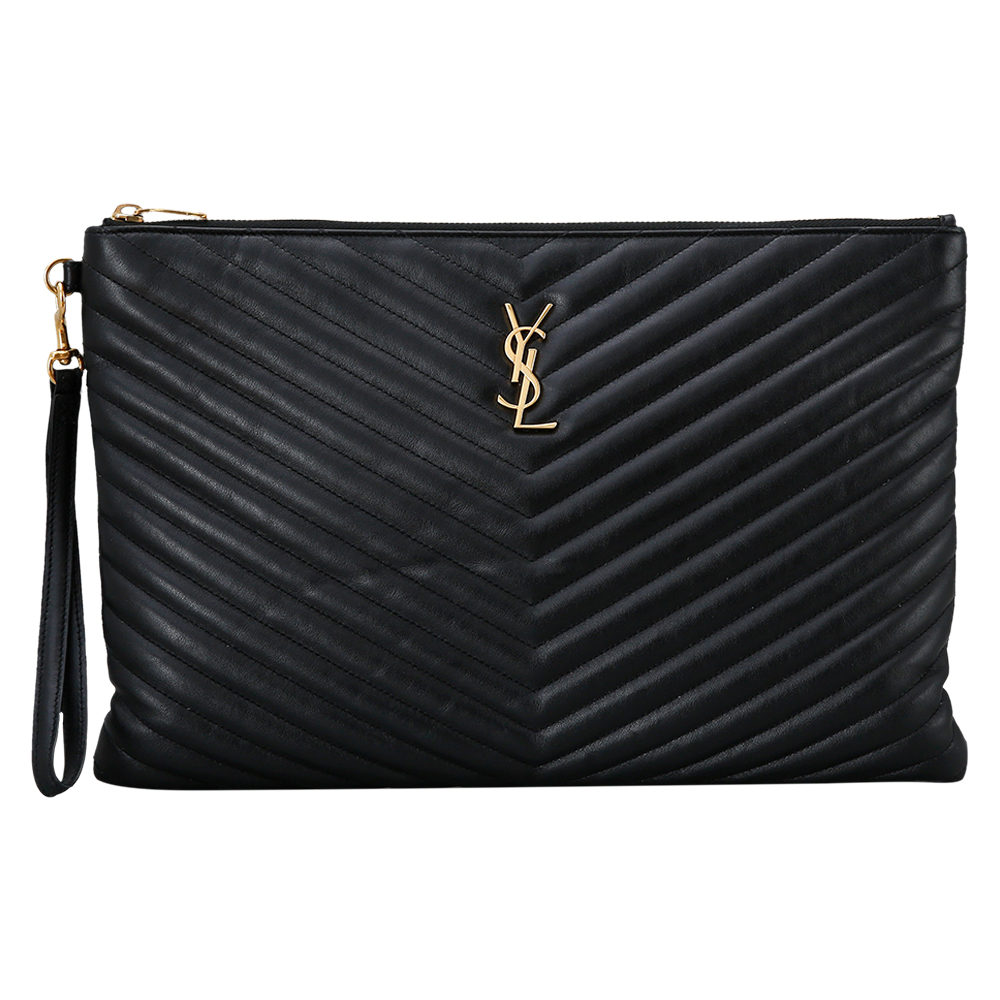 Yves Saint Laurent(USED)생로랑 모노그램 쉐브론 클러치