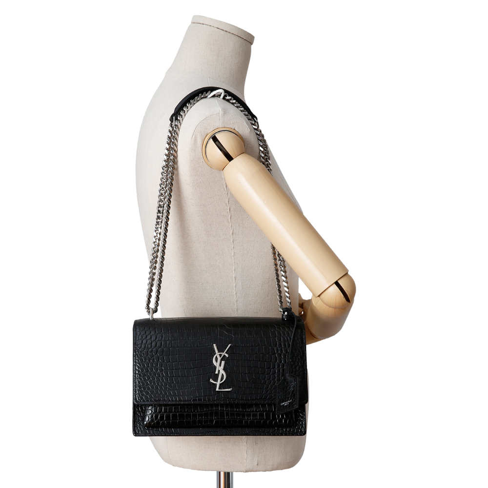 Yves Saint Laurent(USED)생로랑 선셋 블랙 미듐